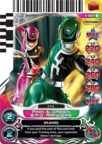 power rangers legends unite pink and green spd rangers 057