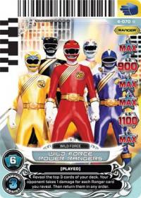 power rangers legends unite wild force power rangers 070