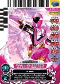 power rangers legends unite pink lightspeed rescue ranger 079