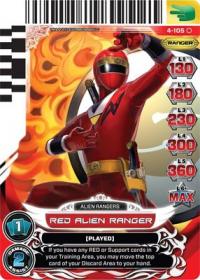 power rangers legends unite red alien ranger 105