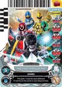 power rangers legends unite retro rangers 112