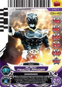 power rangers legends unite black psycho ranger 117