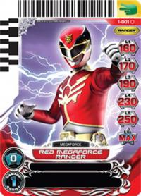 power rangers rise of heroes red megaforce ranger 001