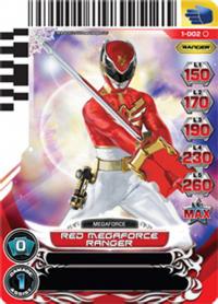 power rangers rise of heroes red megaforce ranger 002