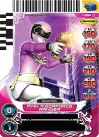 power rangers rise of heroes pink megaforce ranger 004