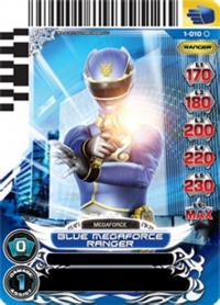 power rangers rise of heroes blue megaforce ranger 010