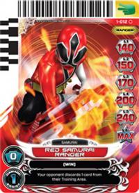 power rangers rise of heroes red samurai ranger 012