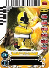 power rangers rise of heroes yellow samurai ranger 016