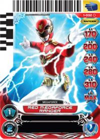 power rangers rise of heroes red megaforce ranger 032