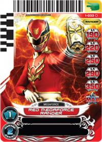 power rangers rise of heroes red megaforce ranger 033