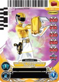 power rangers rise of heroes yellow megaforce ranger 041