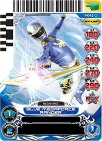 power rangers rise of heroes blue megaforce ranger 043