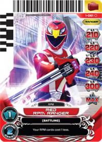 power rangers rise of heroes red rpm ranger 061