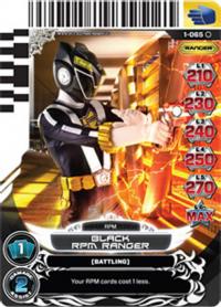 power rangers rise of heroes black rpm ranger 065