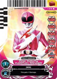 power rangers rise of heroes pink mighty morphin ranger 076