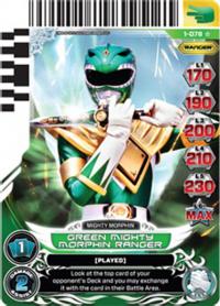 power rangers rise of heroes green mighty morphin ranger 078