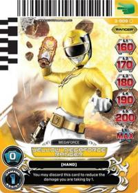 power rangers universe of hope yellow megaforce ranger 009