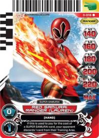 power rangers universe of hope red samurai ranger lauren 018