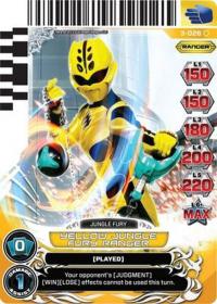 power rangers universe of hope yellow jungle fury ranger 026