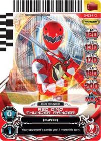 power rangers universe of hope red dino thunder ranger 034