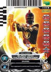 power rangers universe of hope black dino thunder ranger 039