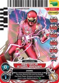 power rangers universe of hope red ninja storm ranger 048