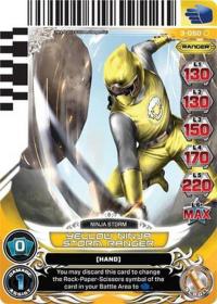 power rangers universe of hope yellow ninja storm ranger 050