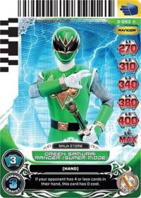 power rangers universe of hope green samurai ranger super 053