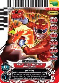 power rangers universe of hope red wild force ranger 057