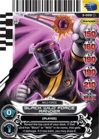 power rangers universe of hope black wild force ranger 059