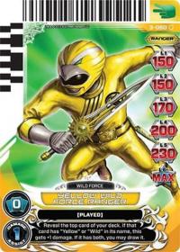 power rangers universe of hope yellow wild force ranger 060