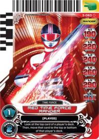 power rangers universe of hope red time force ranger 063