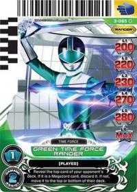 power rangers universe of hope green time force ranger 065