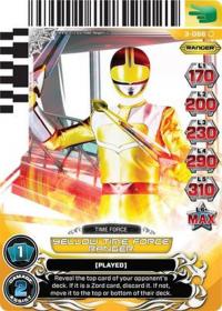 power rangers universe of hope yellow time force ranger 066