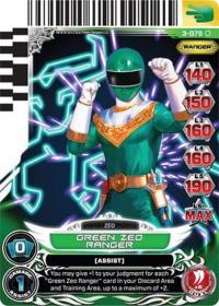 power rangers universe of hope green zeo ranger 075