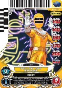 power rangers universe of hope yellow zeo ranger 077