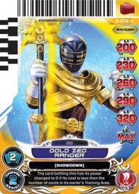 power rangers universe of hope gold zeo ranger 079