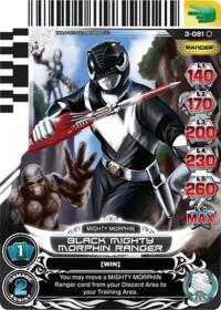 power rangers universe of hope black mighty morphin ranger 081