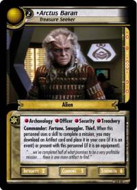 star trek 2e 10th anniversary collection arctus baran treasure seeker