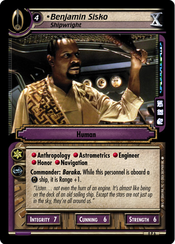 Benjamin Sisko, Shipwright (10th)