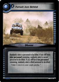 star trek 2e 2e premiere pursuit just behind stccg