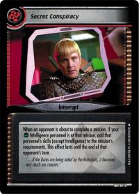 star trek 2e reflections 2 0 secret conspiracy foil