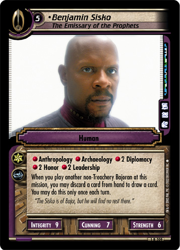 Benjamin Sisko, The Emissary (FOIL)