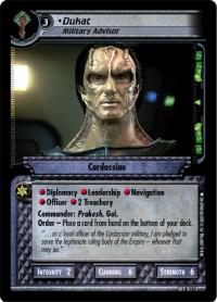 star trek 2e 2e premiere dukat military advisor