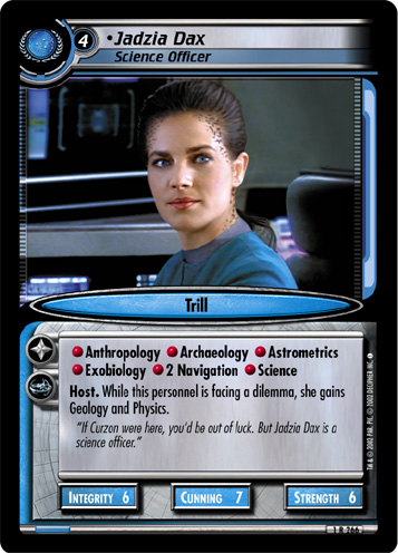 Jadzia Dax, Science Officer