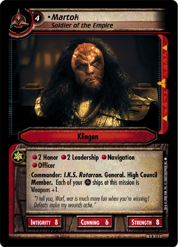 Martok, Soldier of the Empire 