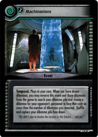 star trek 2e reflections 2 0 machinations foil