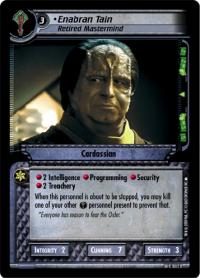 star trek 2e energize enabran tain retired mastermind