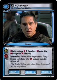 star trek 2e energize chakotay freedom fighter