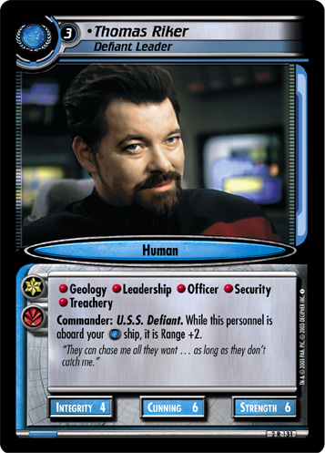 Thomas Riker, Defiant Leader 